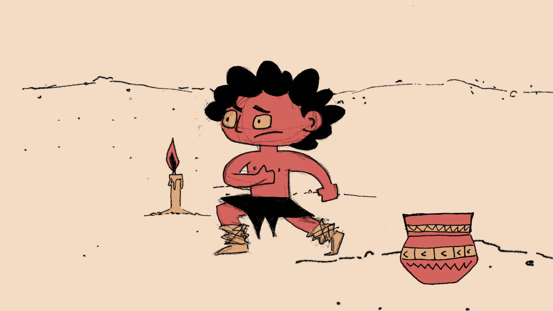 The Treasures of Hattem 2d animation animation archaeology character character animation dutch exploration exploring history illustration mixed media rough traditional art treasure