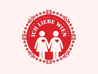 ich liebe wien adobe illustrator art nouveau austria best friends crosswalk equality europe heart illustration love soul sticker street sign travel vienna wien österreich