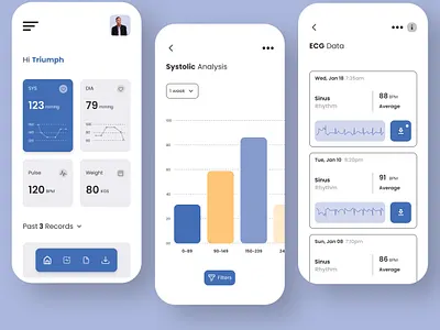 Medical/Healthcare mobile App care co ordination design healthcare medical app patient app patient engagement ui wellness