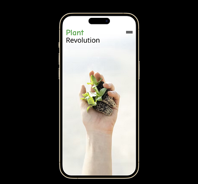 PlantRevolution March project environmental motion design