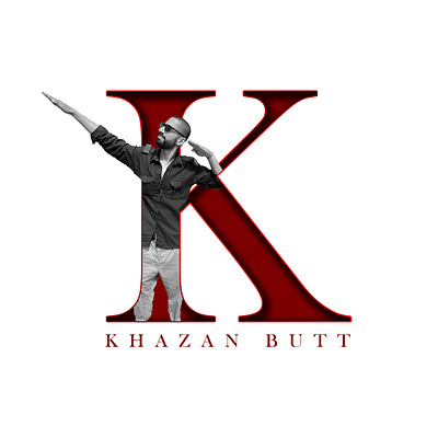 Creative Logo with Image branding design graphic design illustration khazan khazan waheed butt kwb kwb06 logo name logo ui