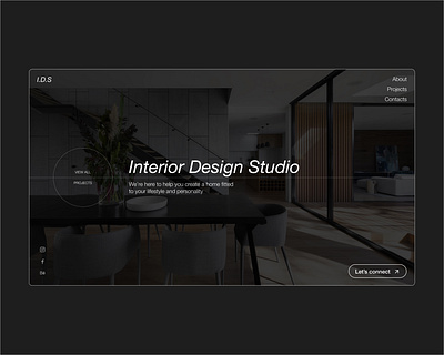 Interior Design Studio branding interior interior design interior studio interior studio web design luxury web minimalistic ui uiux ux web web design