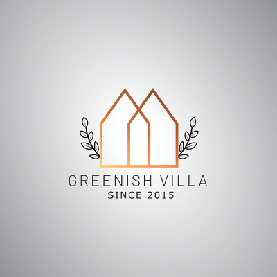 Greenish Villa branding design graphic design illustration logo logo design typography vector