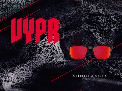 VYPR Sunglasses branding logo typography