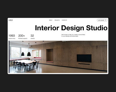Interior Design Studio branding interior interior studio interior studio web design luxury web minimalistic ui ux web web design