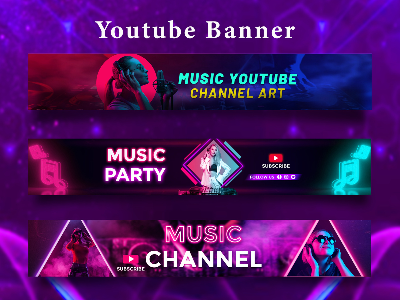 music-youtube-channel-art-bundle-by-sathi-akter-on-dribbble