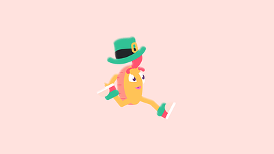 Slide to Happiness (🔊on) aftereffects animation characteranimation coin falling animation gold hat illustration irish jump animation luck motiongraphics rainbow run cycle sain patricks day slide