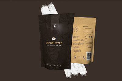 Coffee Bag Packaging 3d branding coffee logo packaging pouch product design