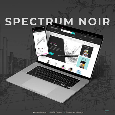 Spectrum Noir - Website Design ecommerce ui ux web design