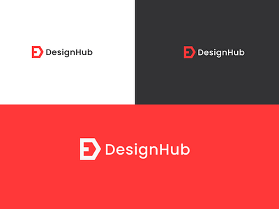DesignHub Logo branding graphic design illustration logo