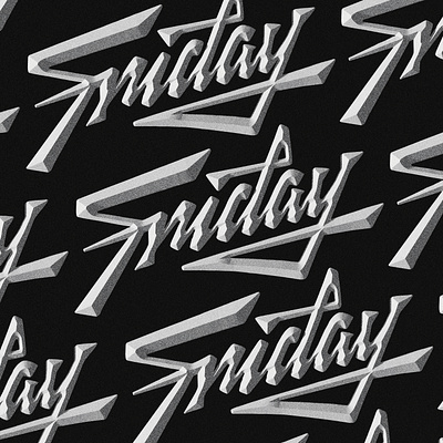 Happy Friday! design digitalart friday graphicdesign handlettering lettering logo logotype pattern photoshop scriptlettering type typography weekend