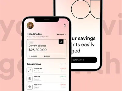 Expense Tracking App brutalism budgetingapp design expensetracking productdesign ui visual design