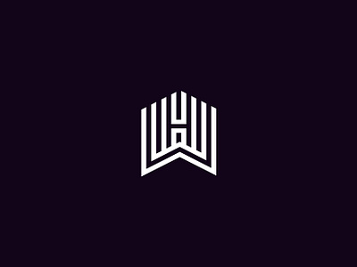 HW 3D Monogram Logo branding graphic design hw hw letter logo hw logo hw monogram logo logo logo design monogram logo