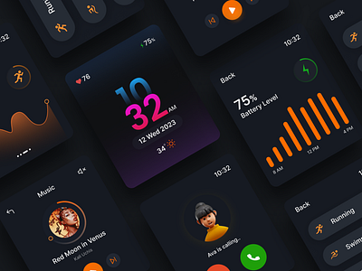 Watch OS Concept- iOS app branding design graphic design illustration logo typography ui ux vector