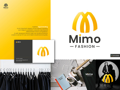 Mimo Fashion adobe app icon art brand guidelines brand identity branding company logo concept creative design fashion logo graphic design illustration letter logo logo logo type logofolio minimal logo shop logo vector