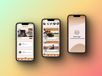 Dogcare Mobile App branding design graphic design mobile ui ux