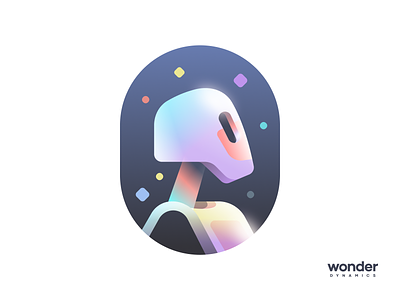 Wonder Dynamics ai app branding design icon identity illustration logo robot ui vector website