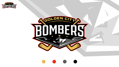Logo For Hockey Team bombers branding design graphic design hockey illustration illustrator logo mascot sports logo vector