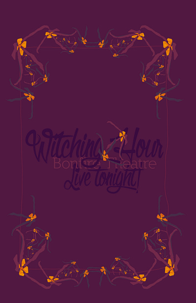 Idiom band 3: Witching Hour design graphic design illustration typography vector