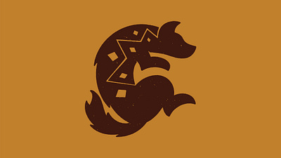 Coyote Skies branding coyote logo southwest