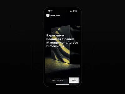 Multiverse Finance App 3d animation branding ios mobile motion graphics s s scottford stable diffusion techwings ui ux web 3.0