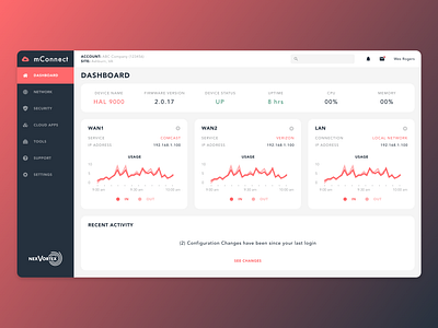 mConnect app design ui ux