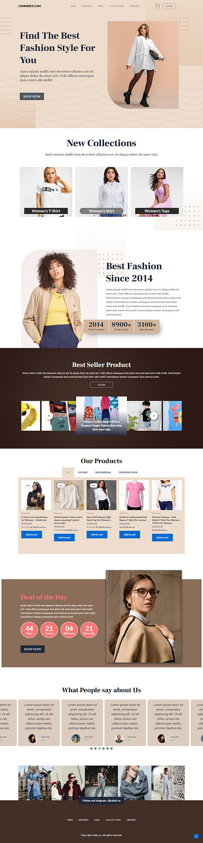 eCommerce Landing Page Design best ecommerc ecommerce landing page ecommerce store elementor multivendor website online store theme customization woocommerce wordpress customization