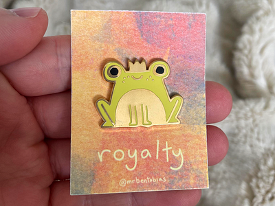 frog prince pin illustration