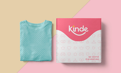 Kinde - Vestuário infantil branding logo