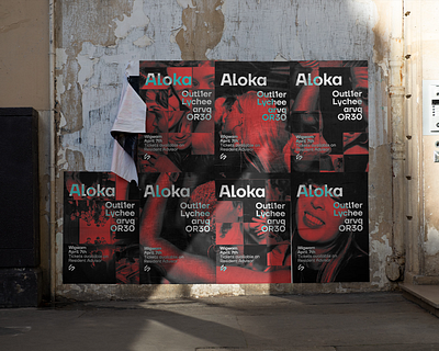 Aloka animation brand identity branding design graphic design marketing motion graphics poster typography