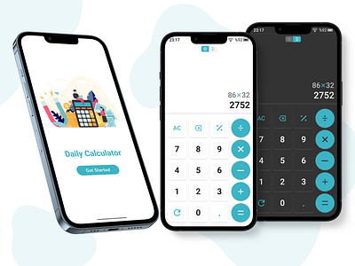 Daily UI Challenge Day 4! Calculator app design application design black calculator calculator calculator app calculator uı daily challenge dailyuıchallenge day 4 design challenge figma project flat design flat uı design graphic design junior designer minimalist uı design uı challenge uı design uı ux design white calculator