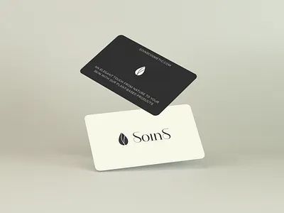SOINS COSMETIC - BUSINESS CARD branding design graphic design illustration logo