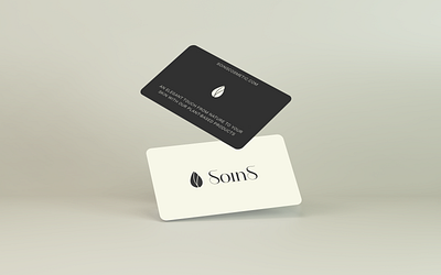 SOINS COSMETIC - BUSINESS CARD branding design graphic design illustration logo