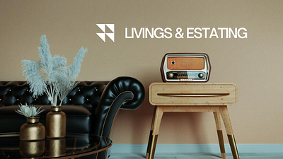 Living & Estate Desktop Pages app design estate graphic design page typography ui ux website