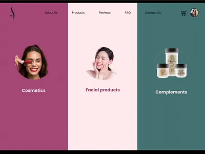 Beauty! design designer figma graphic design prototype ui webdesign website