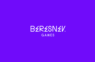 BERESNEV Games 🤟🏼 contemporary gamedev games lets rock logo metal modern rock typography