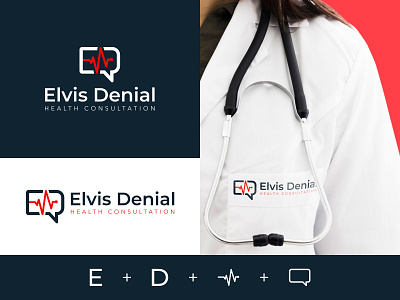 Medical healthcare consultation logo branding clinic logo consultation logo design ed logo graphic design healthcare logo hospital logo illustration initial logo letter logo logo logo design logotipo logotype medical logo minimal logo modern logo pulse logo vector