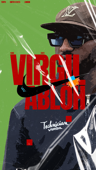 Virgil Abloh | Passion Project branding design graphic design illustration logo poster typography vector