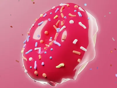 The Blender Donut (now with added toothache) 3d animation blender donut sweet
