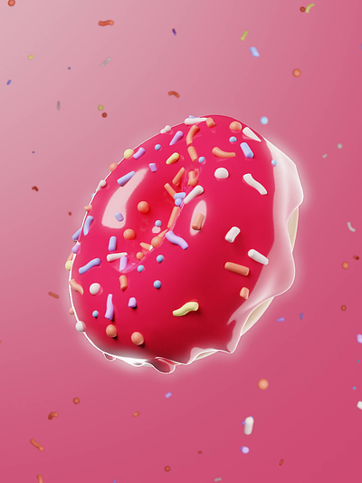 The Blender Donut (now with added toothache) 3d animation blender donut sweet