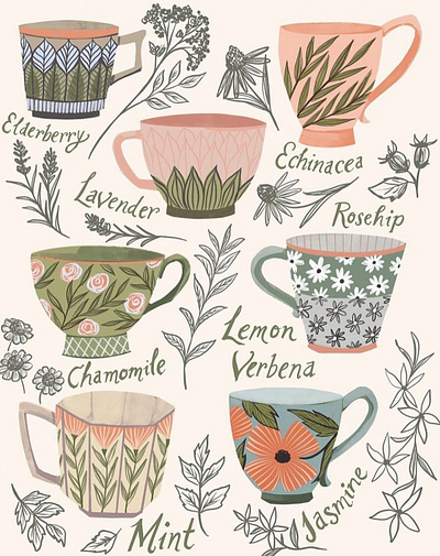 tea time @theydrawandcook graphic designs i follow ...