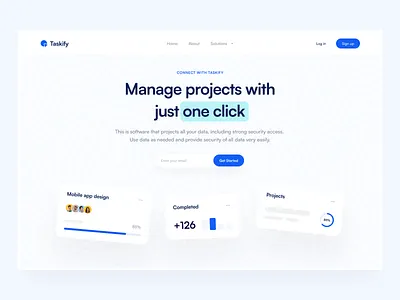 Taskify - Task Management Landing Page home page landing page landing page ui project project managemen project management project management app task task management task management homepage task management ui task management web taskify to do ui ui ui design ux web ui website ui