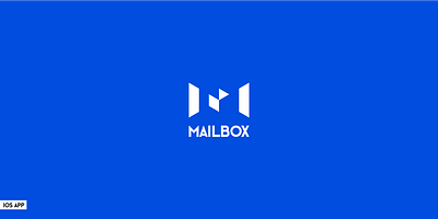 Customized logo design for Mailbox application android app application blue customize ios isometric logo mail mailbox modern multi dimensional sleek white