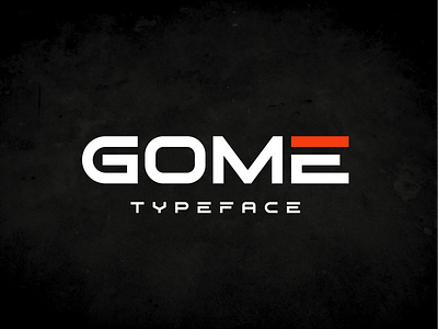 Gome-Wide Futuristic Font extended font futuristic font modern font wide font