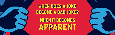 Dad Jokes Marketing Assets branding design graphic design typography