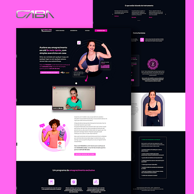 Landing page - fitness design fitness lading ladingpage landing landing page pagina de venda ui