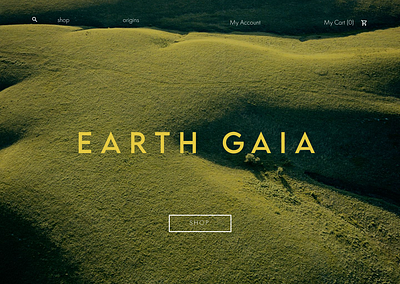 EARTH GAIA, Fragrance Brand brand branding cosmetic design digital design graphic design landing luxury minimal modern ui ux