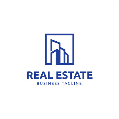 Real-estate company logo building company home house logo real estate