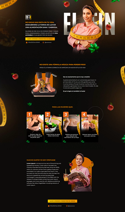 Web site design: landing page home page ui fitness lading ladingpage landing landing page pagina de venda ui website