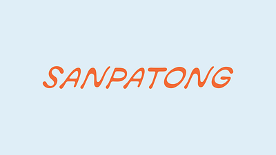 Sanpatong, Thailand Lettering branding design graphic design lettering letters logo type typography vector